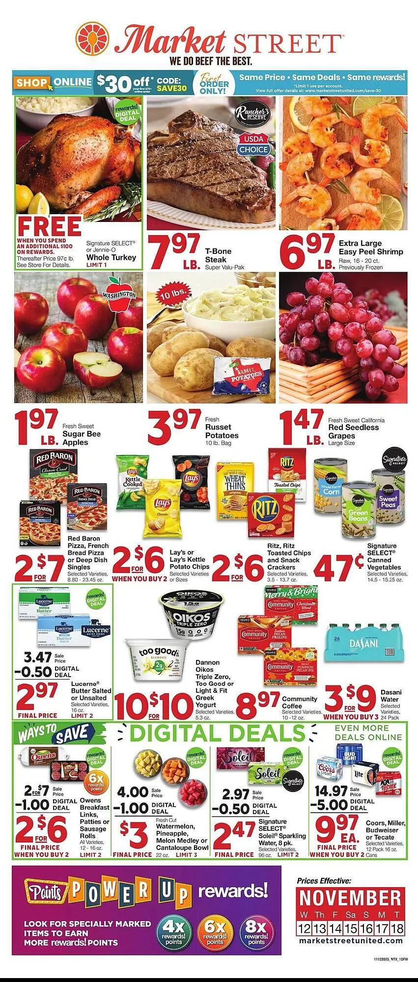 Weekly ad Market Street weekly ad from November 12 to November 18 2025 - Page 1