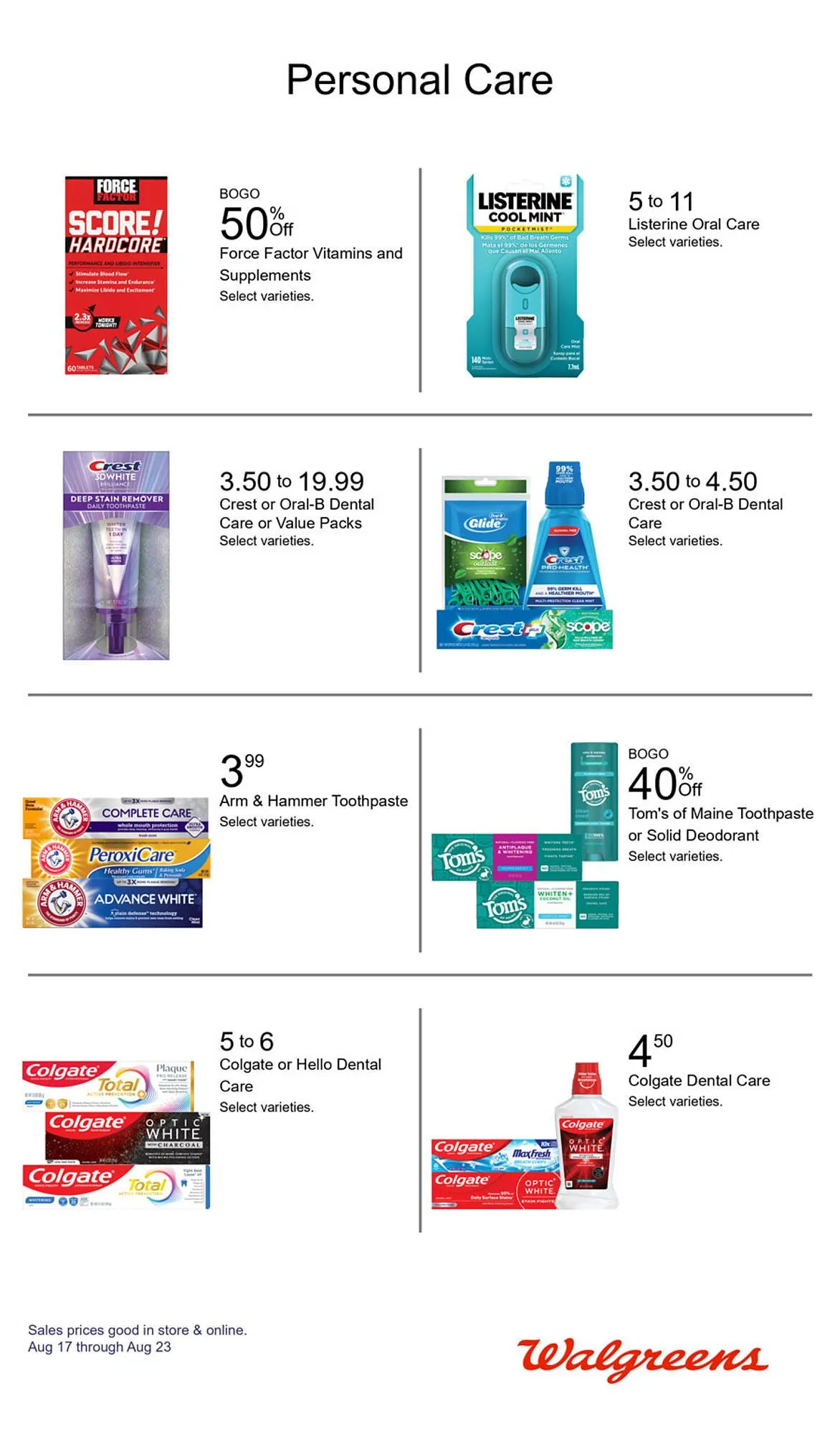 Weekly ad Walgreens Weekly Ad from August 17 to August 23 2025 - Page 19