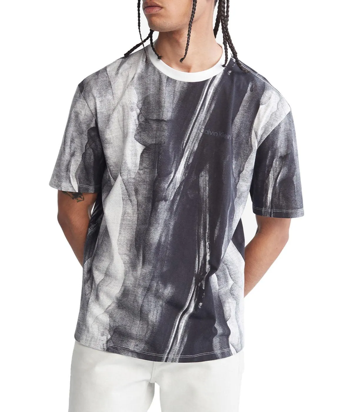Short Sleeves Relaxed Aop Slub Tee