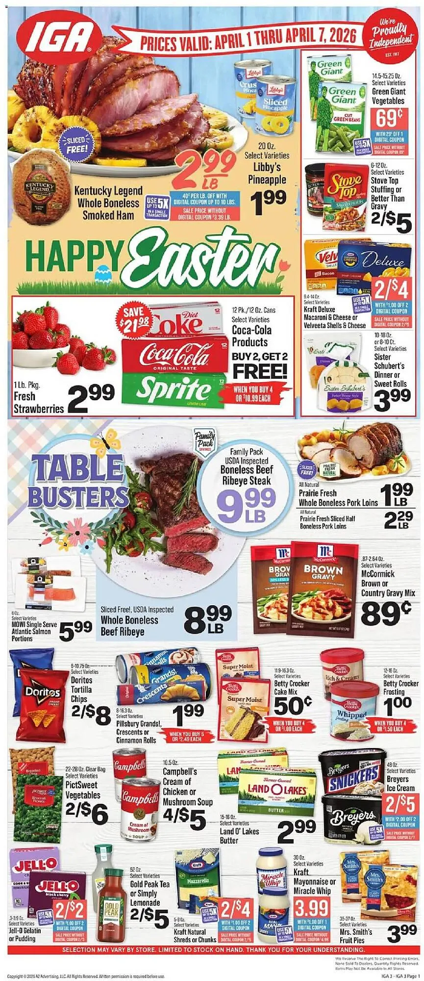 Weekly ad IGA weekly ad from April 1 to April 8 2026 - Page 1