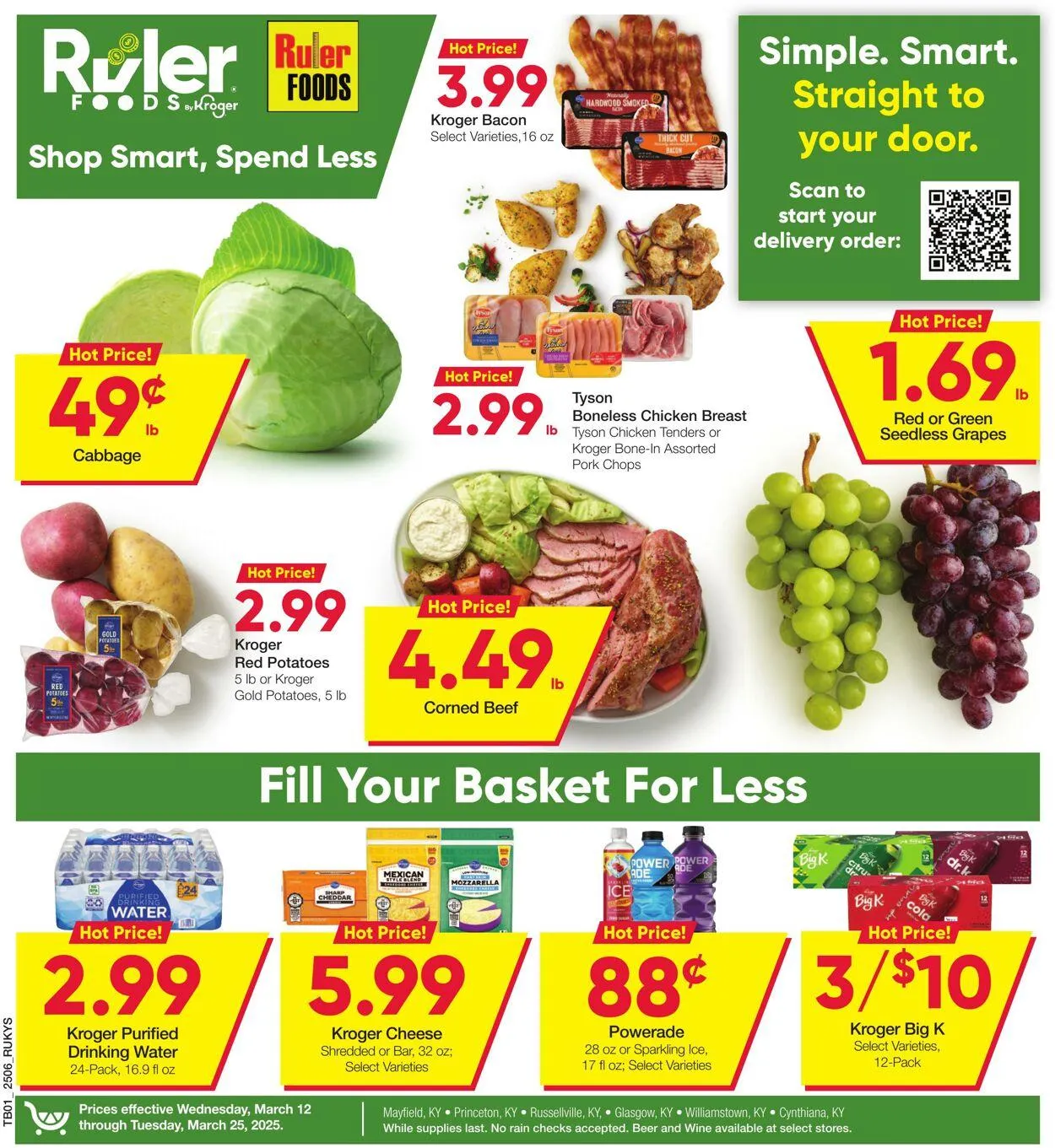 Catálogo de Ruler Foods Current weekly ad 12 de marzo al 25 de marzo 2025 - Página 1