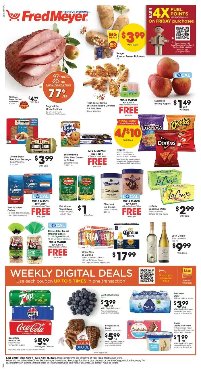 Weekly ad Discounts and promotions from April 9 to April 15 2025 - Page 1