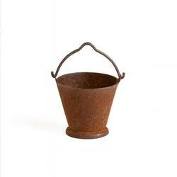 Miniature Rusty Tin Bucket