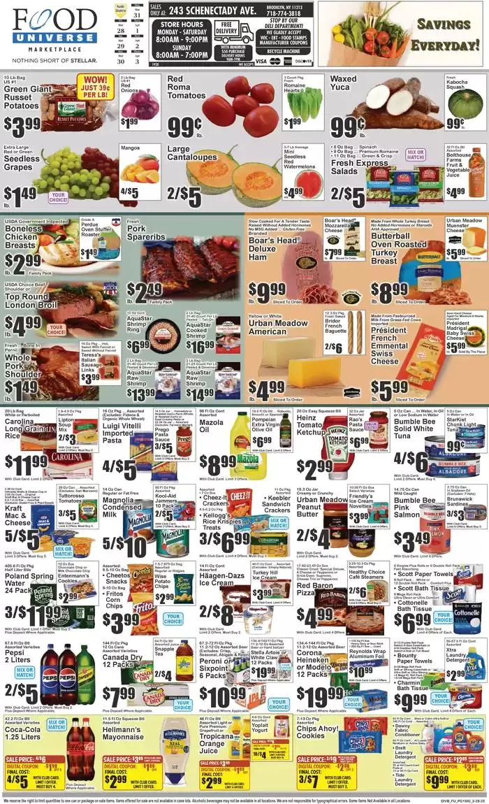 Weekly ad Attractive special offers for everyone from March 28 to April 3 2025 - Page 1