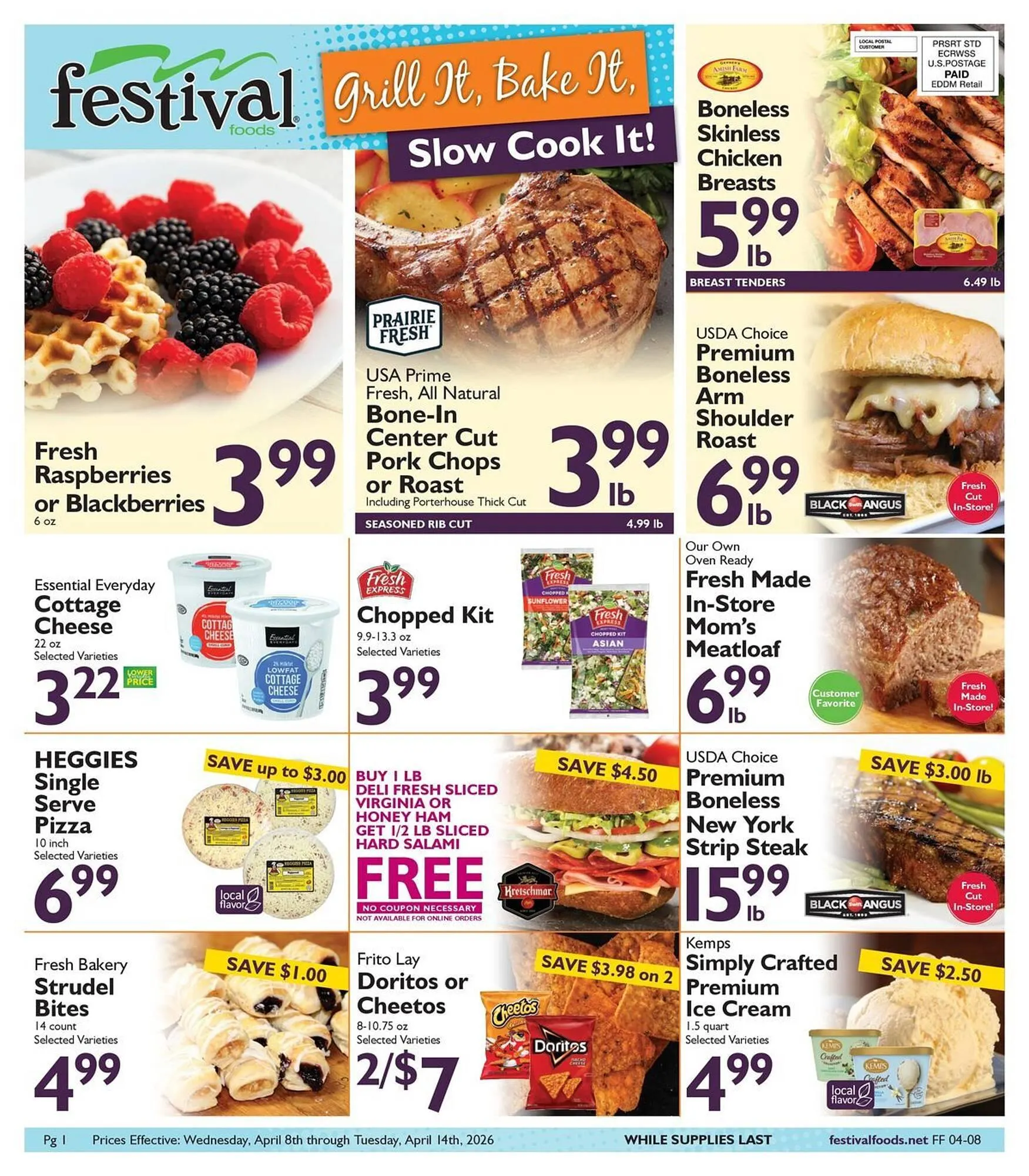 Weekly ad Festival Foods weekly ad from April 8 to April 14 2026 - Page 1