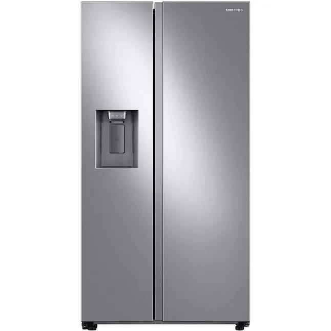 Samsung 27.4-cu ft Side-by-Side Refrigerator with Ice Maker, Water and Ice Dispenser (Fingerprint Resistant Stainless Steel)