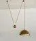 Adjustable Dome Counterweight Pendant by Florian Schulz, 1970s