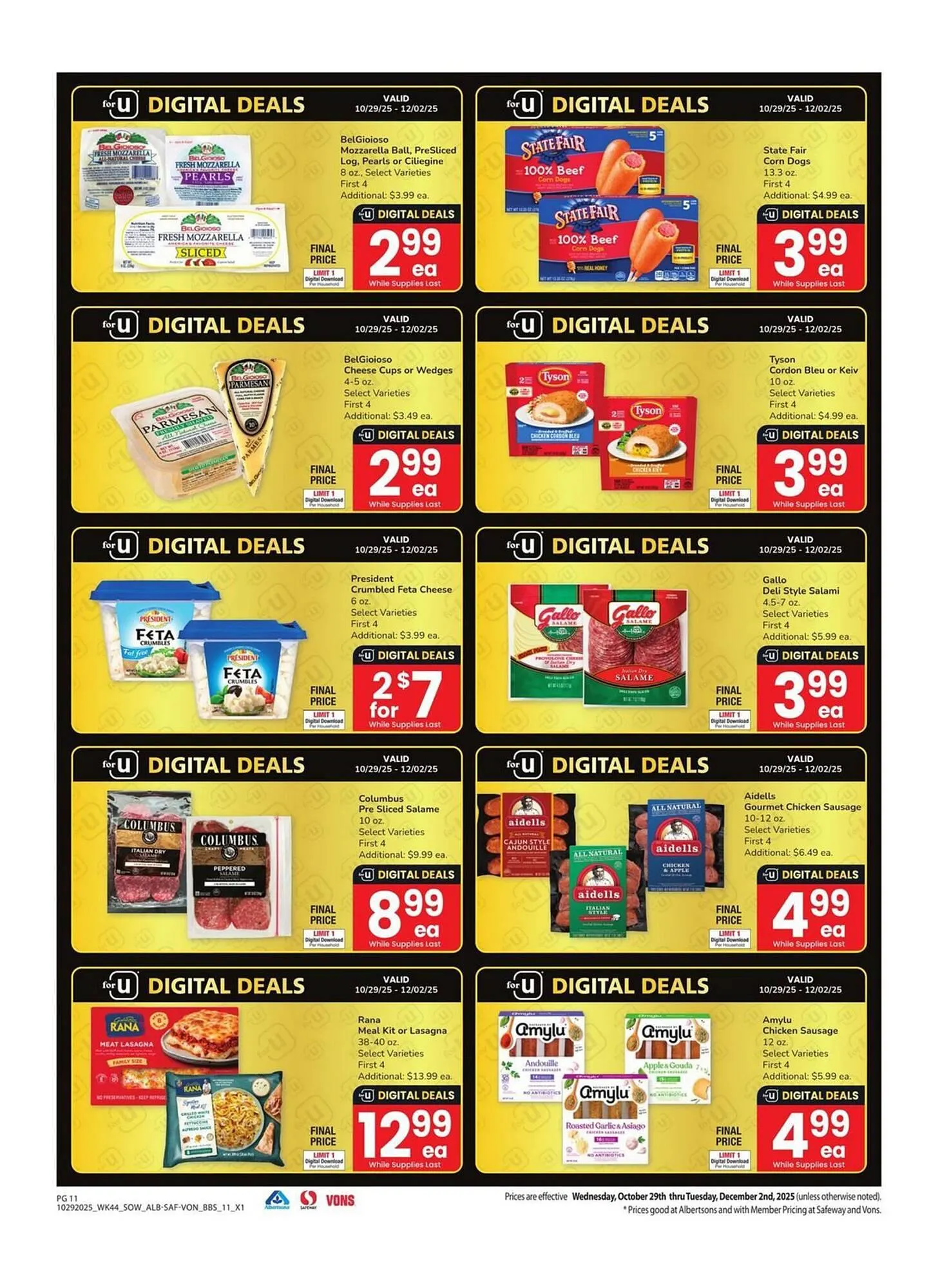 Weekly ad Albertsons weekly ad from October 29 to December 2 2025 - Page 11