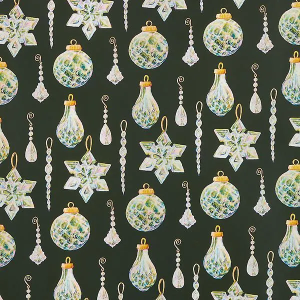Taylor Paladino Crystal Ornaments Wrapping Paper