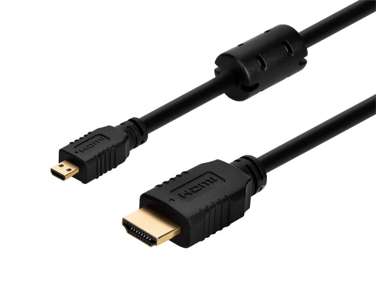 Monoprice Standard Speed HDMI to Micro HDMI Cable with Ethernet 6ft Black