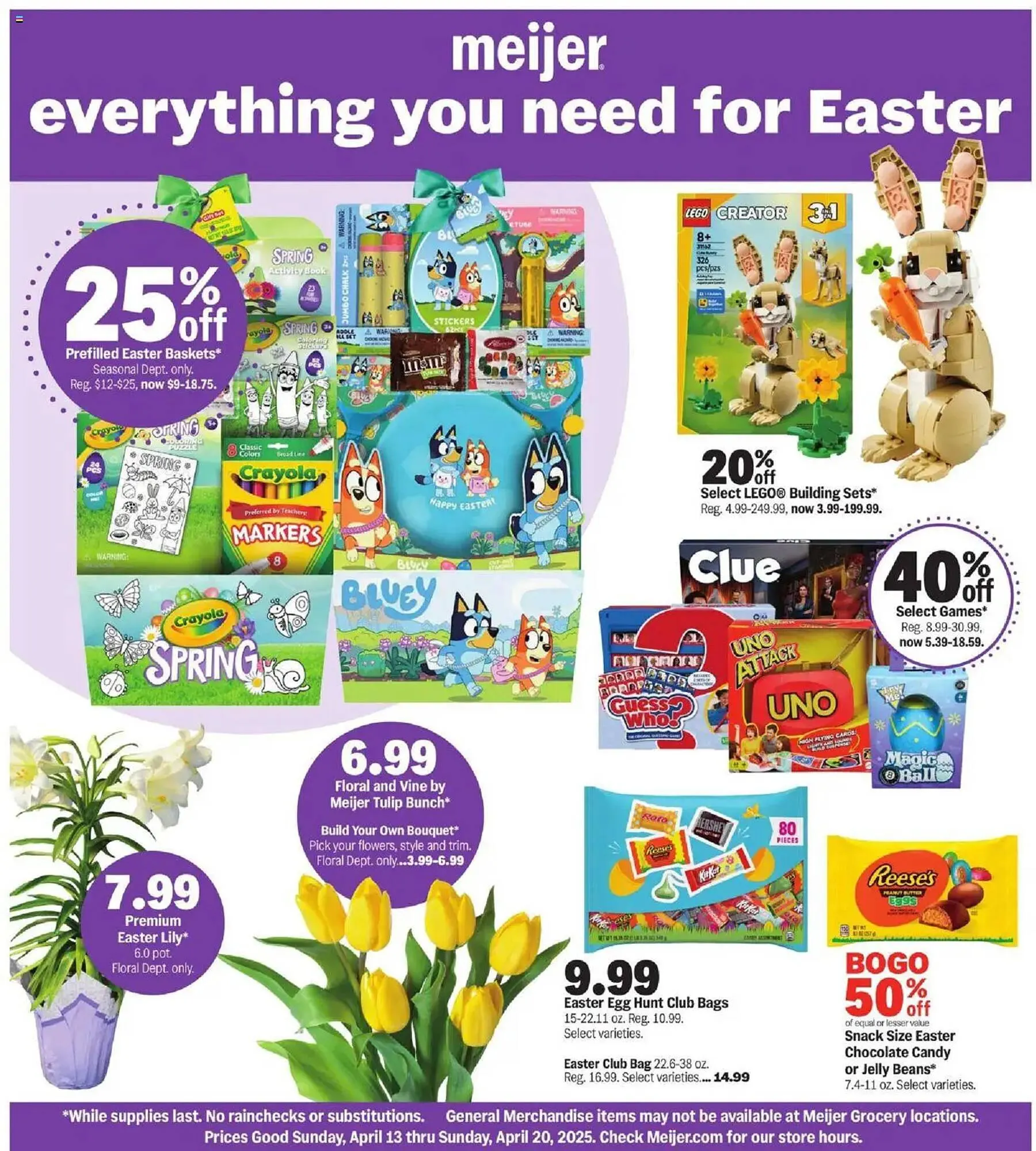 Weekly ad Meijer Weekly Ad from April 13 to April 20 2025 - Page 1