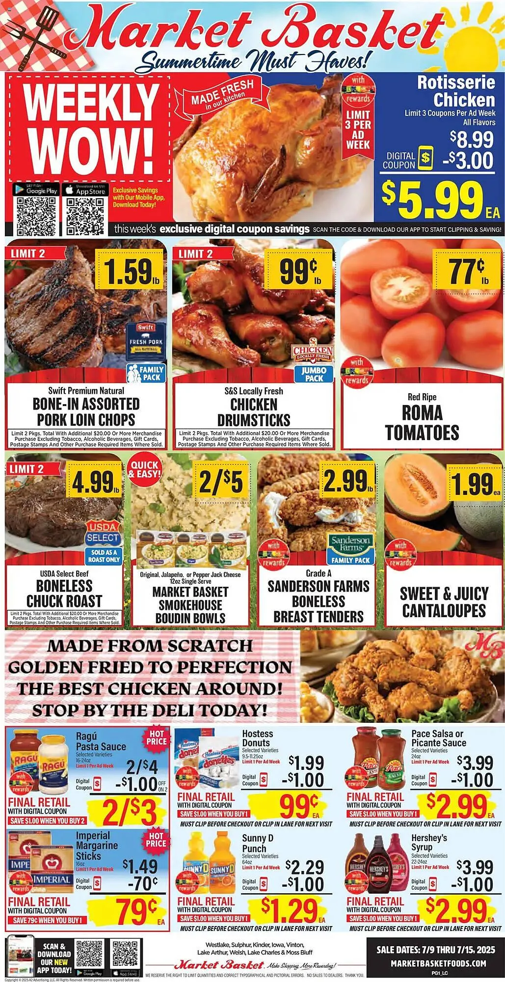 Weekly ad Market Basket Weekly Ad from July 9 to July 16 2025 - Page 1