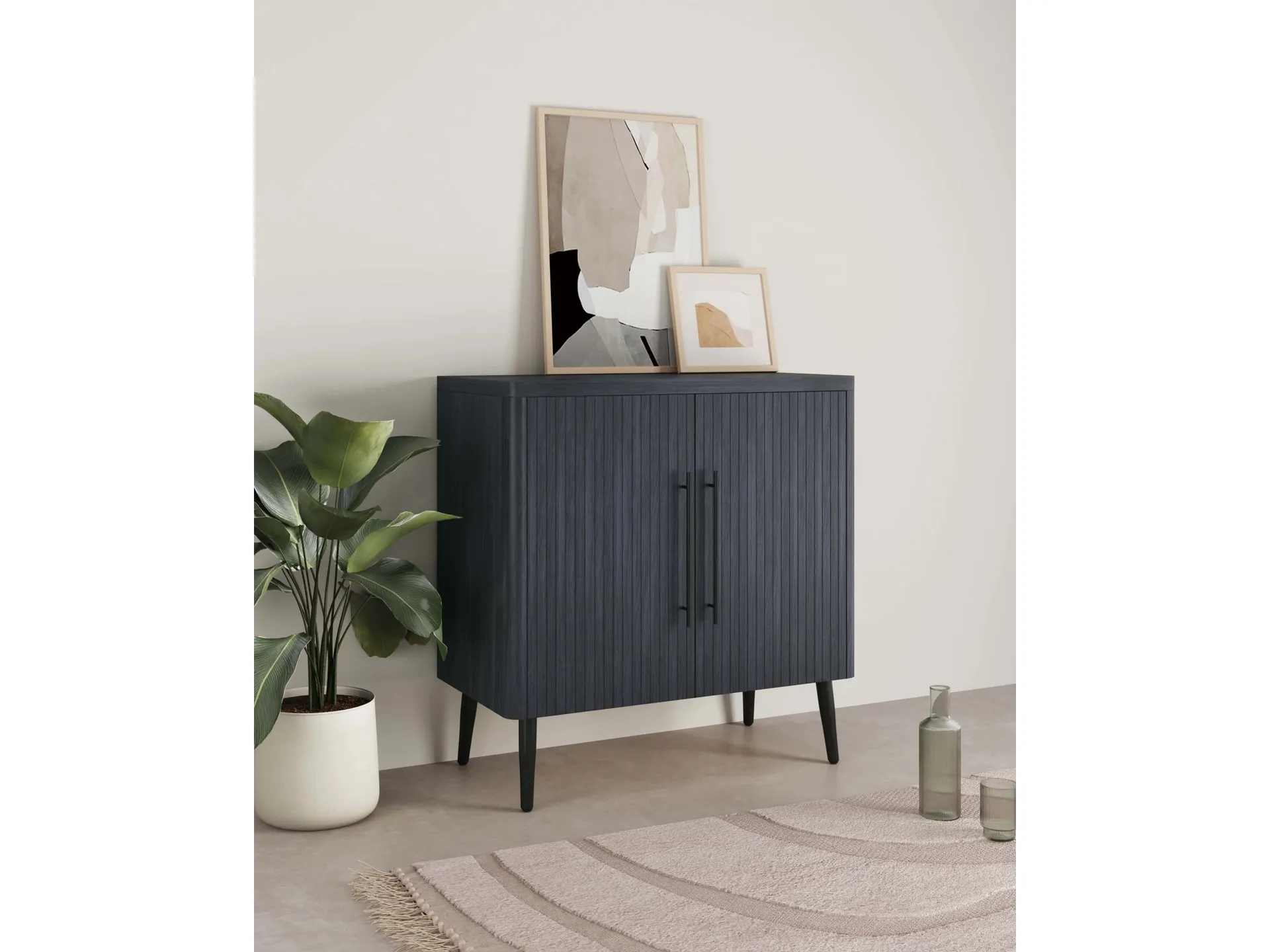 Manhattan Comfort Jodie 31.1" 2 Shelves Accent Cabinet