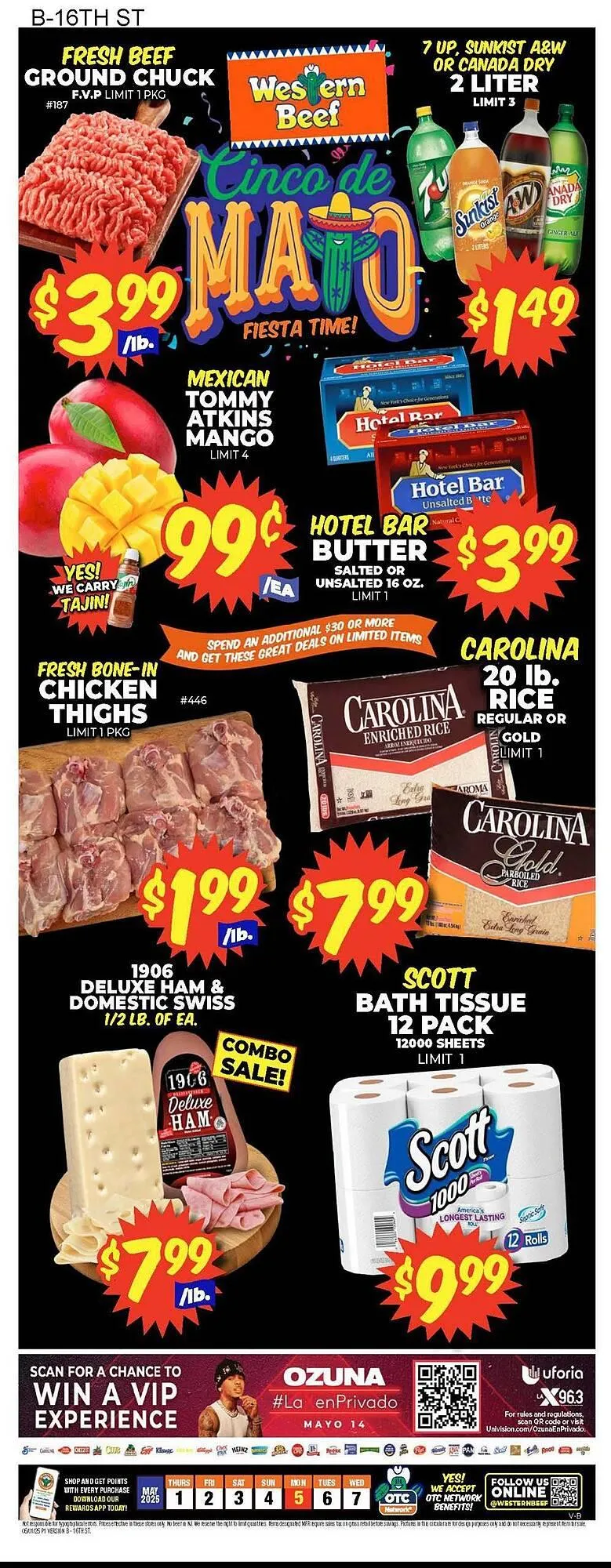 Weekly ad Western Beef Weekly Ad from May 1 to May 7 2025 - Page 1