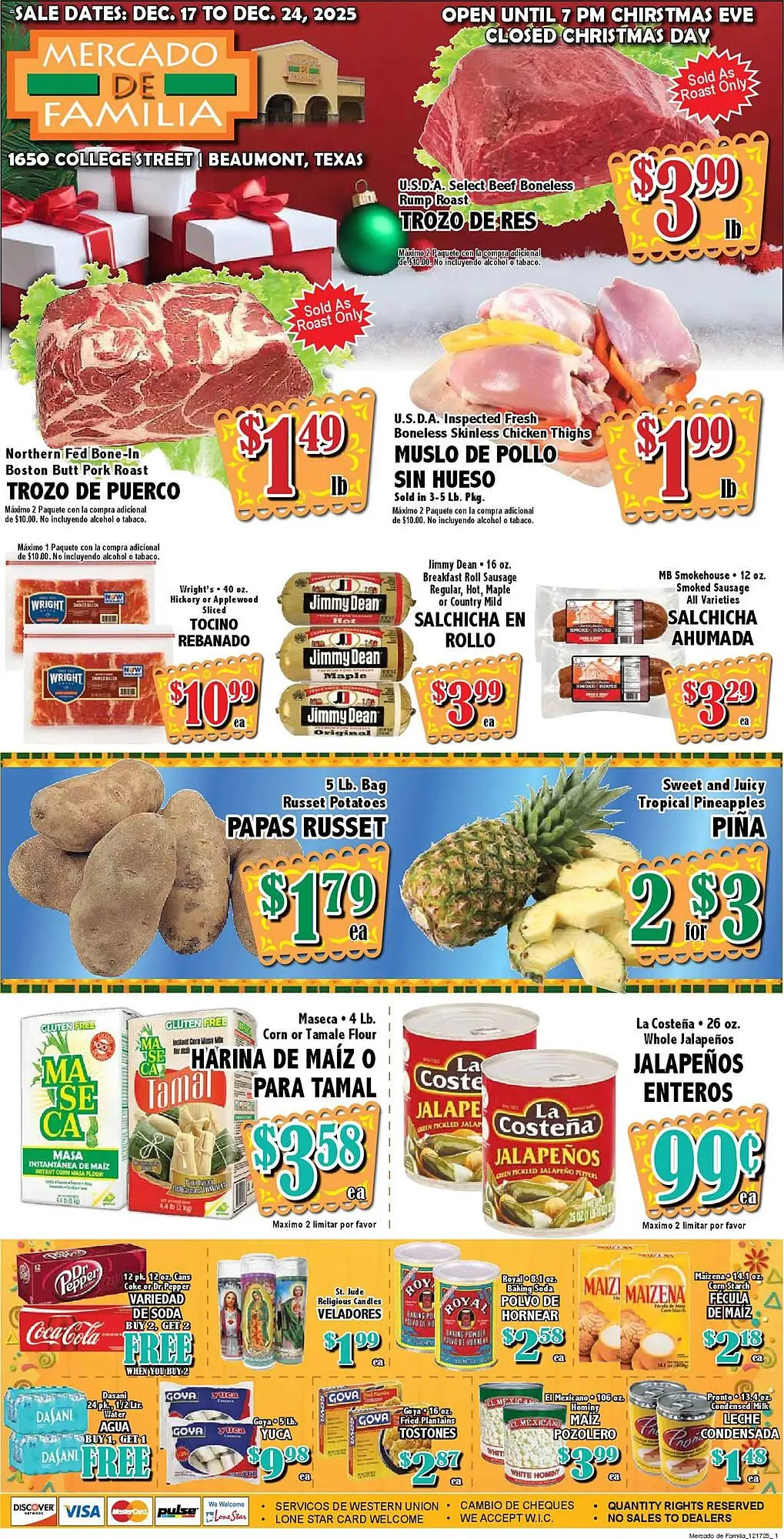 Weekly ad Market Basket weekly ad from December 17 to December 25 2025 - Page 1