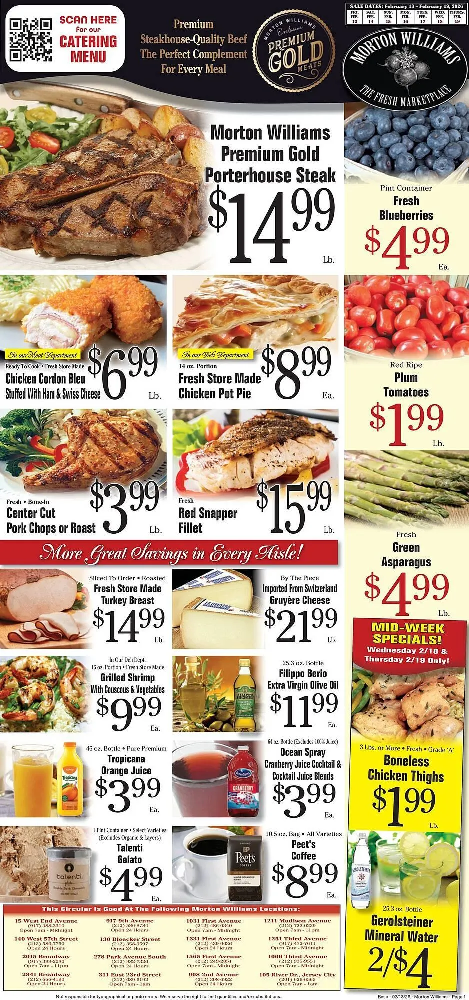 Morton Williams weekly ad - 1