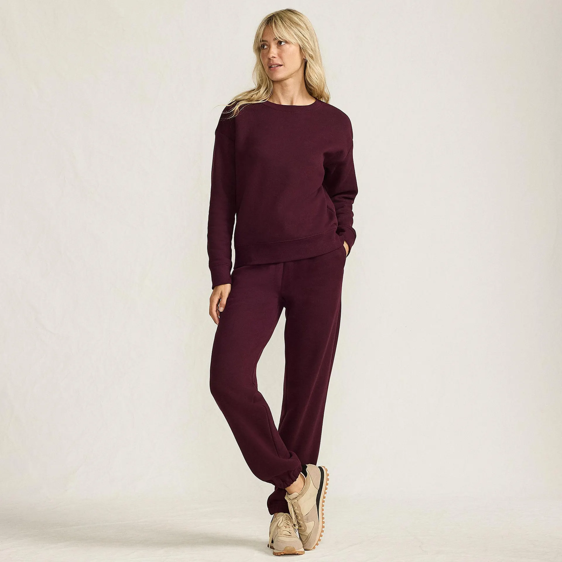 Women's Serious Sweats Oversized Long Sleeve Crew Neck Sweatshirt