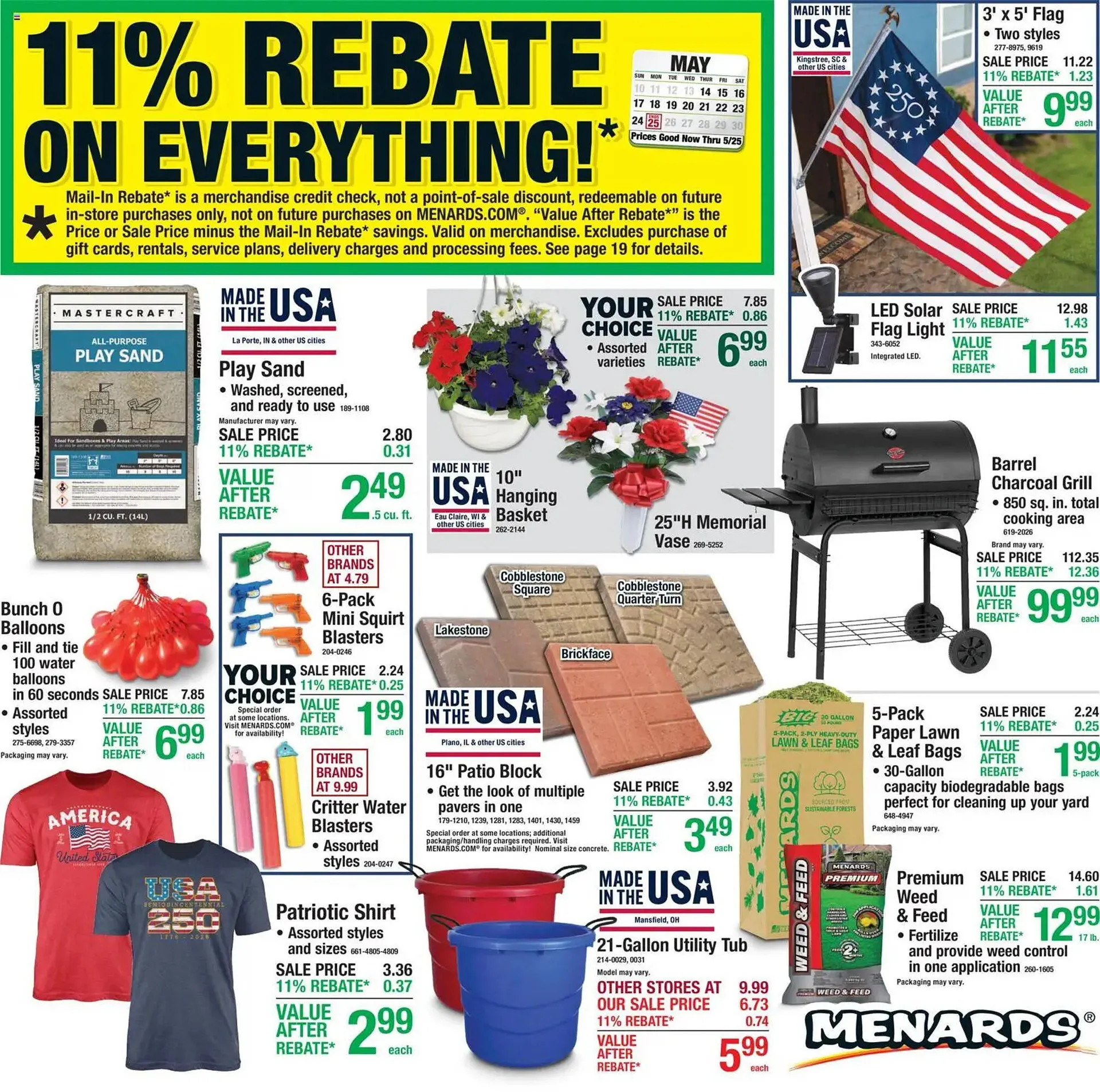 Menards weekly ad - 1