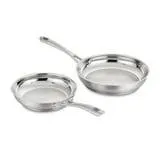 Cuisinart 2-Piece Stainless Steel 8” & 10” Skillet Set