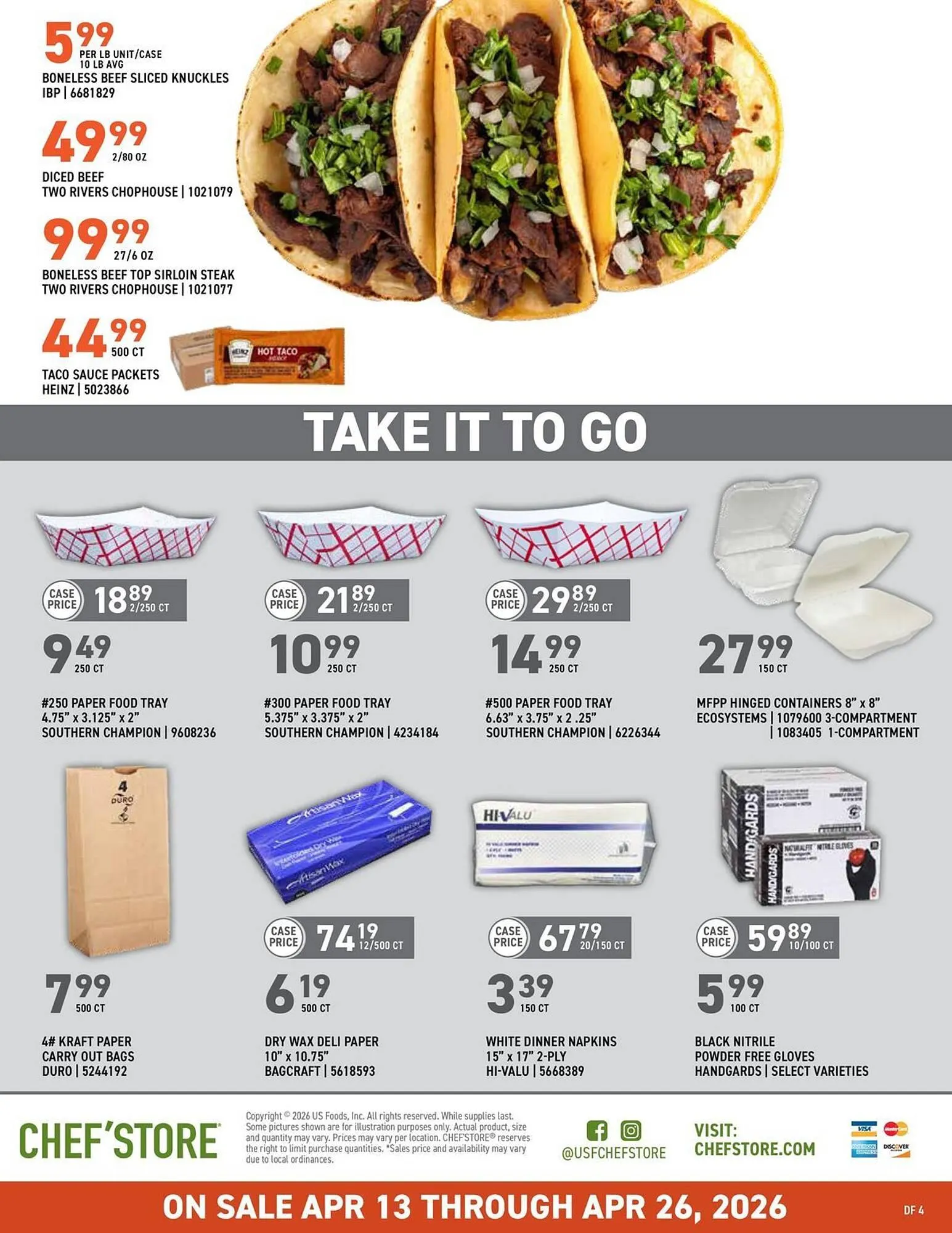 Weekly ad US Foods Chef's Store weekly ad from April 13 to April 26 2026 - Page 4