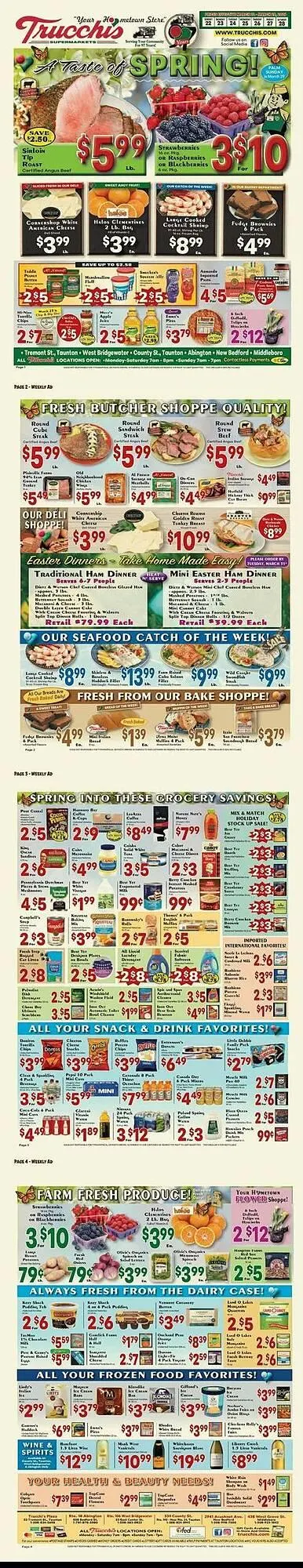 Weekly ad Trucchis weekly ad from March 22 to March 28 2026 - Page 1