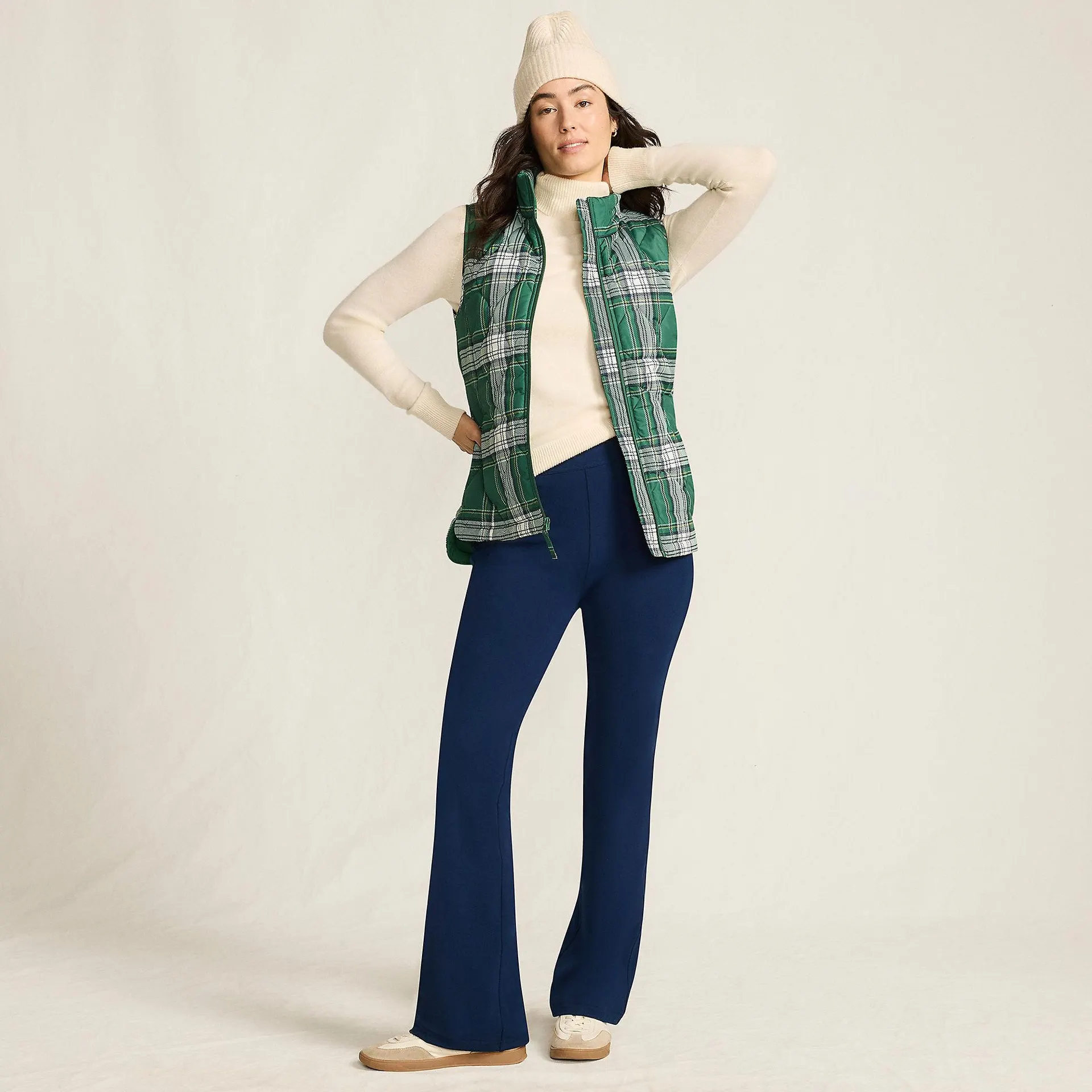 Women's Starfish High Rise Pull On Flare Pocket Pants