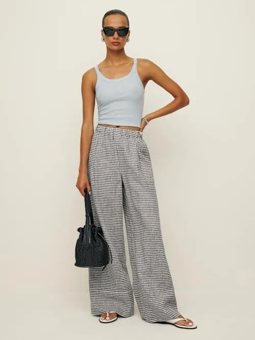 Fernando Linen Wide Leg Pant