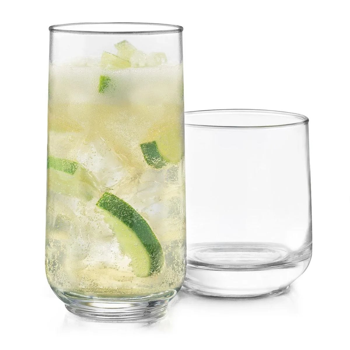 Ascent Tumbler and Rocks Glass Set (Set of 16)