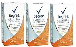 DEGREE DEGREE clinical protection summer strength antiperspirant deodorant, 1.7 Ounce (Pack of 3)
