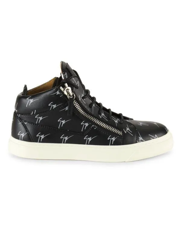Monogram Zip Sneakers