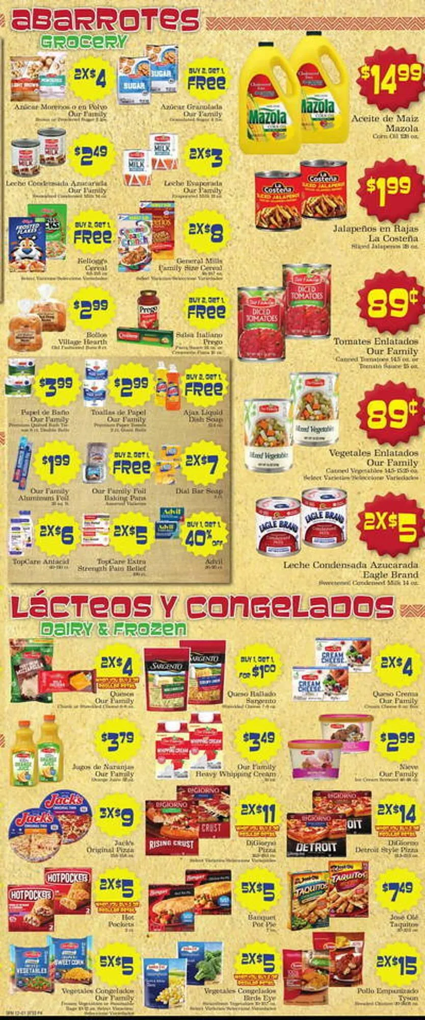 Weekly ad Supermercado Nuestra Familia Weekly Ad from December 1 to December 7 2024 - Page 4