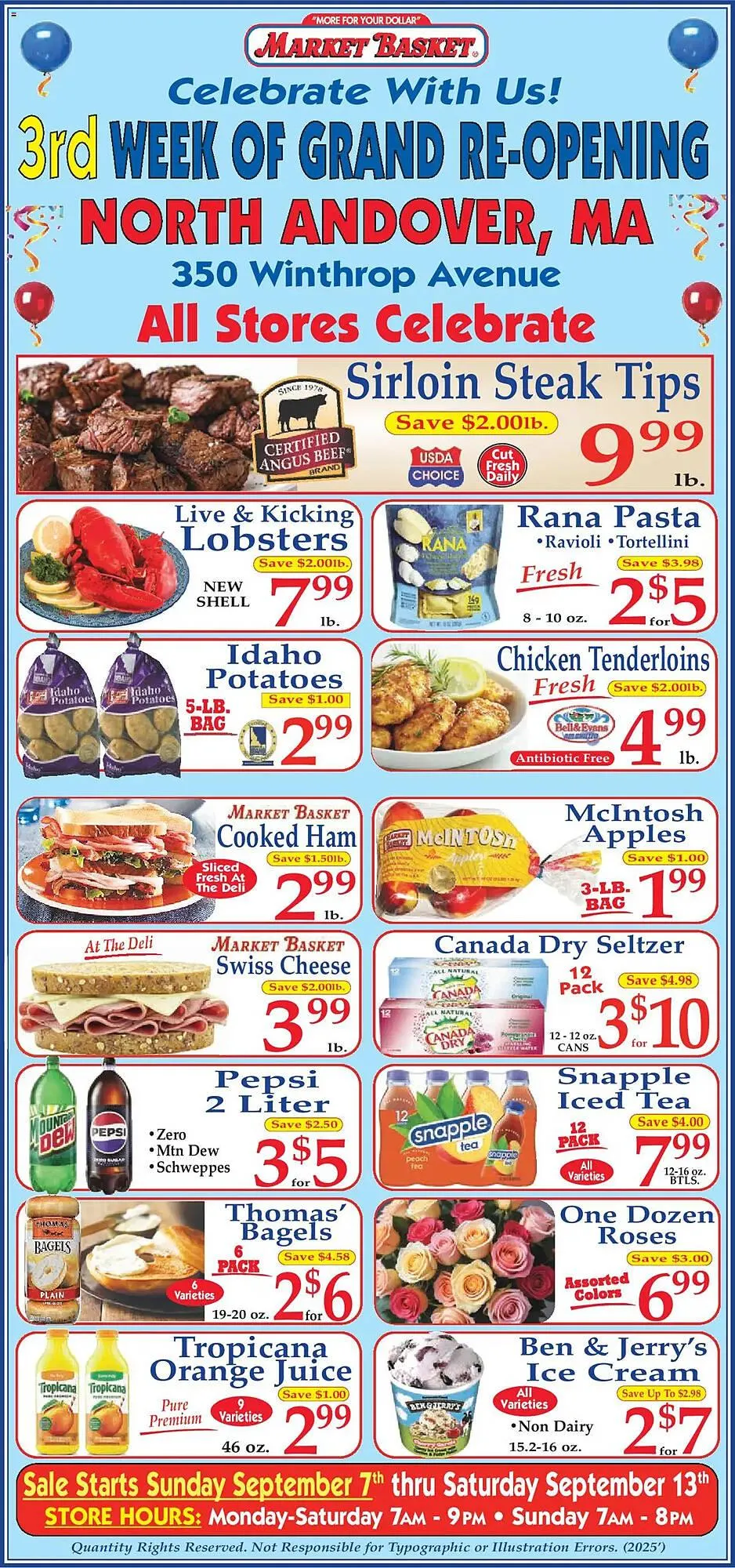 Weekly ad Market Basket weekly ad from September 7 to September 13 2025 - Page 1