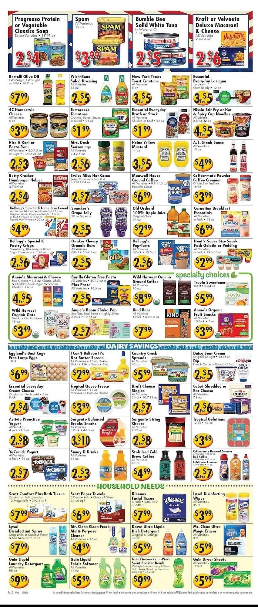 Weekly ad Ideal Food Basket circular from January 16 to January 22 2026 - Page 2
