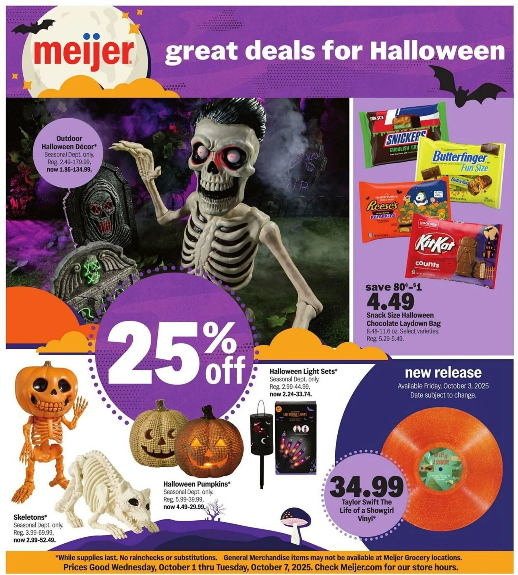 Weekly ad Meijer weekly ad from October 1 to October 7 2025 - Page 1