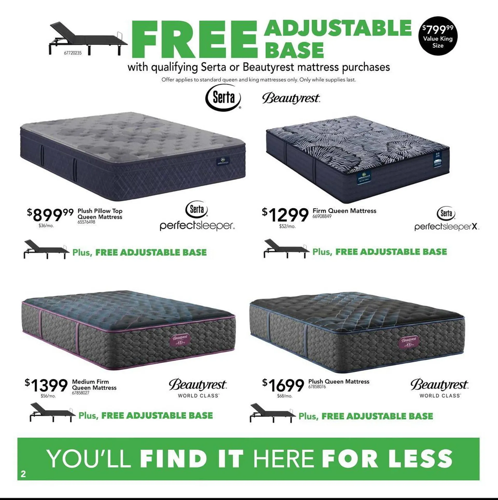 Weekly ad Nebraska Furniture Mart Weekly Ad from March 26 to April 1 2025 - Page 2