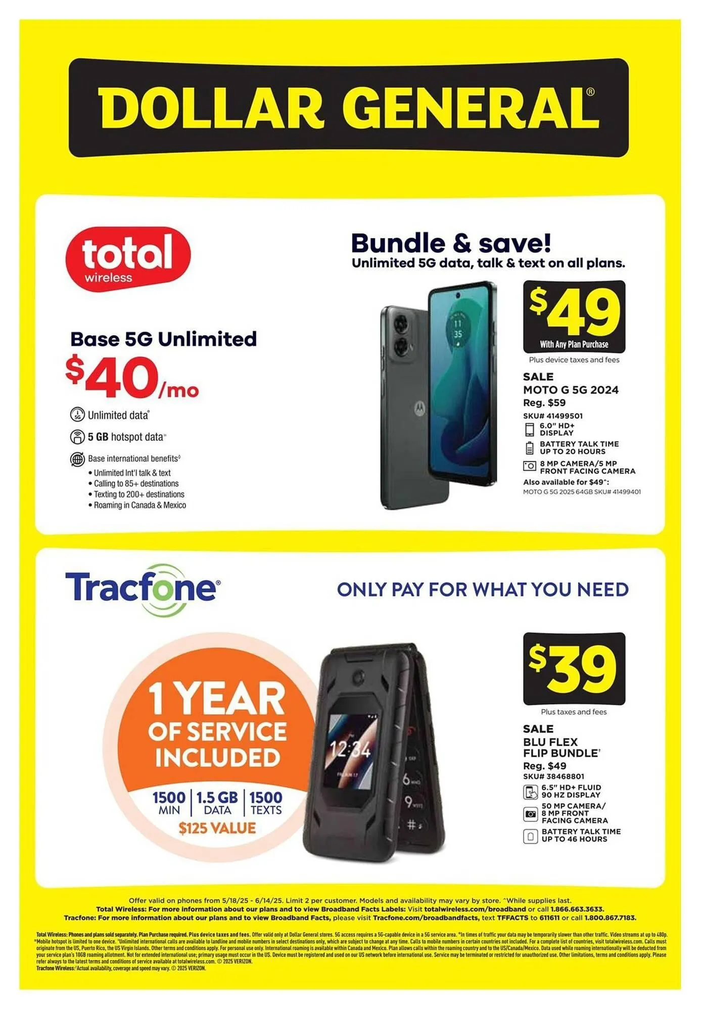 Weekly ad Dollar General Weekly Ad from May 19 to June 14 2025 - Page 1