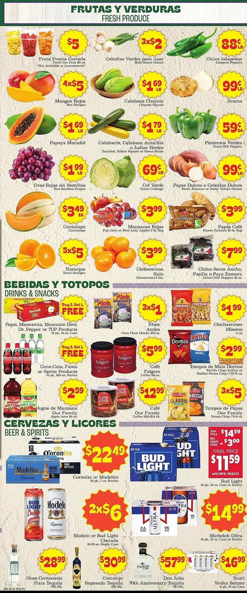 Weekly ad Supermercado Nuestra Familia weekly ad from February 22 to February 28 2026 - Page 3