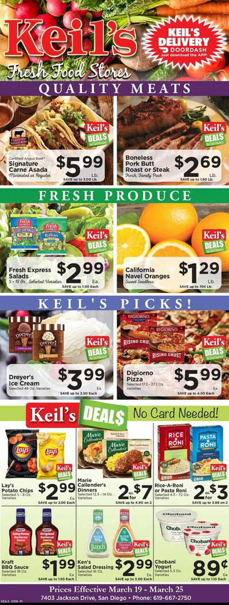 Keils Fresh Food Stores Weekly Ad - 1