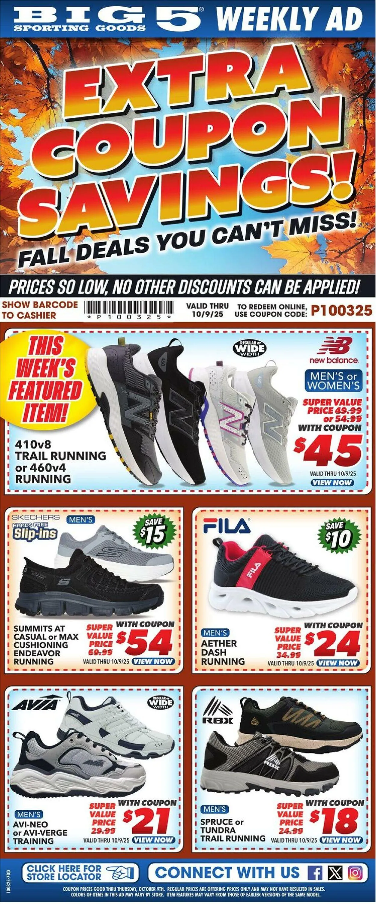 Weekly ad Big 5 Current weekly ad from October 3 to October 9 2025 - Page 1