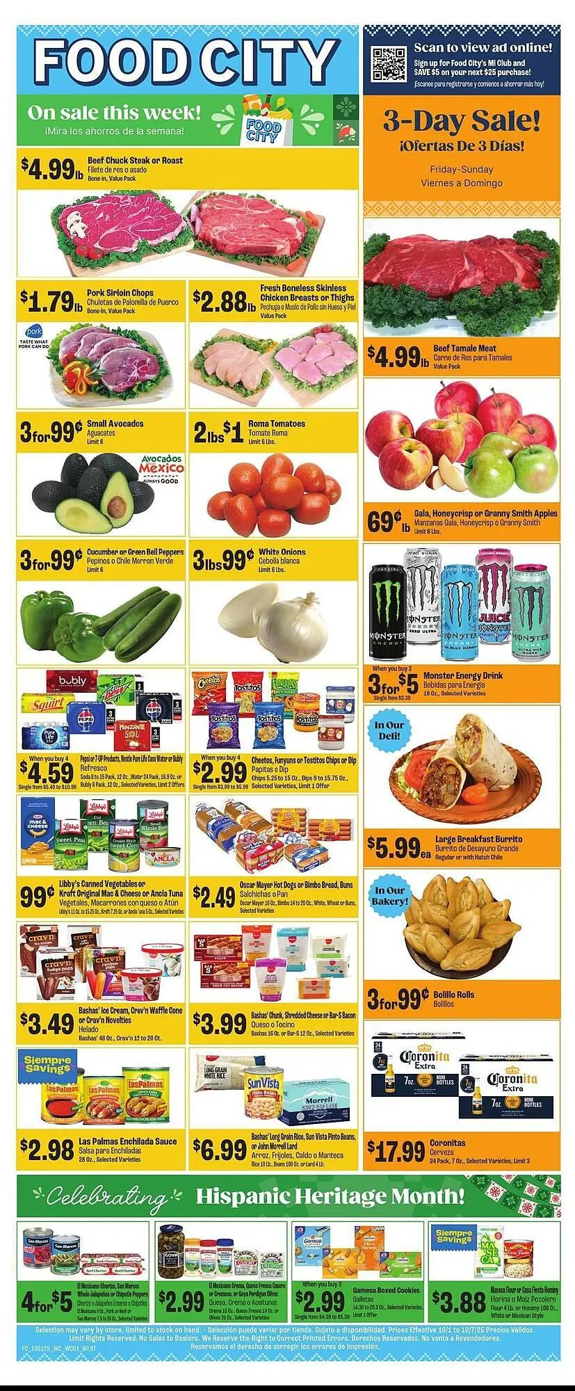 Weekly ad Food City weekly ad from October 1 to October 7 2025 - Page 1