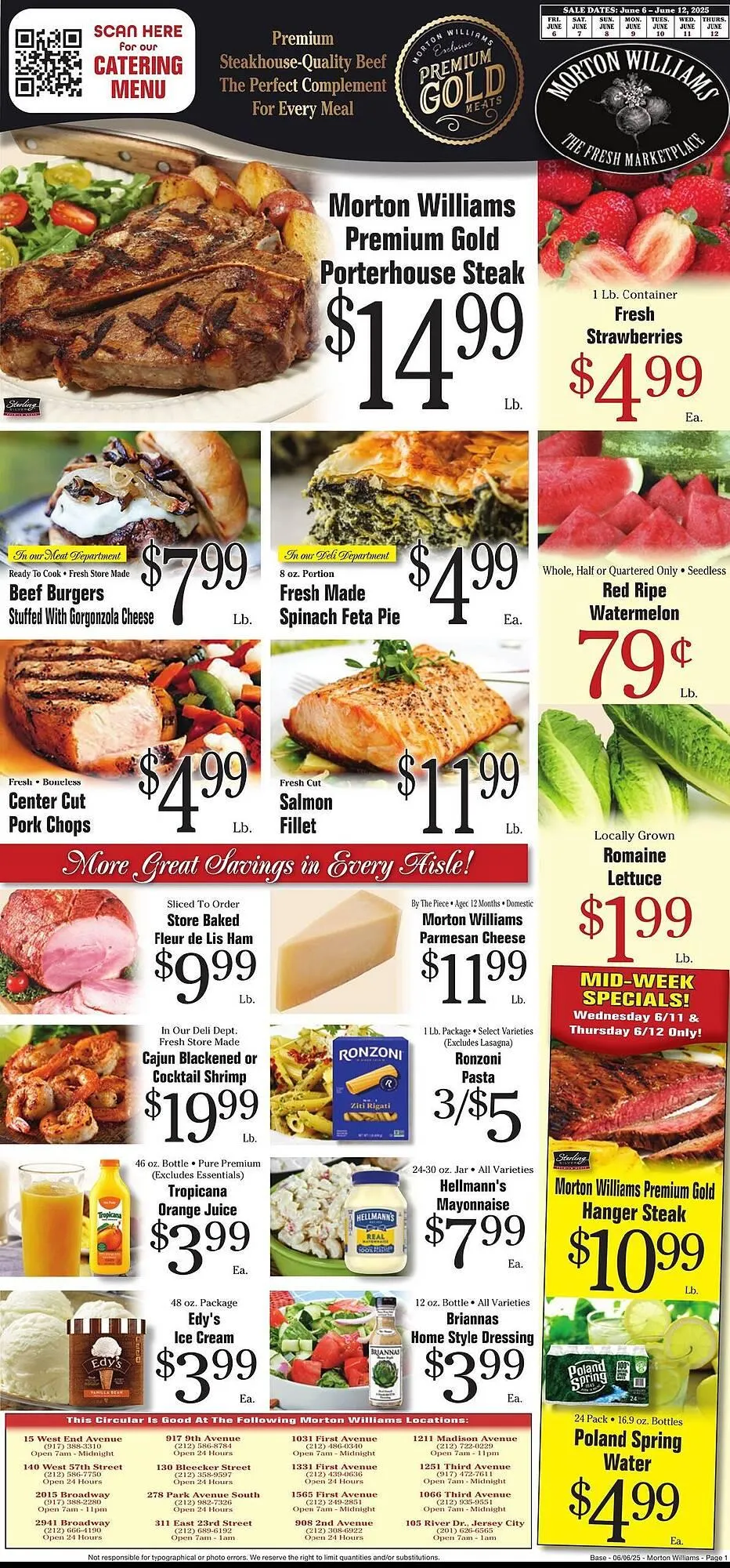 Weekly ad Morton Williams Weekly Ad from June 6 to June 12 2025 - Page 1