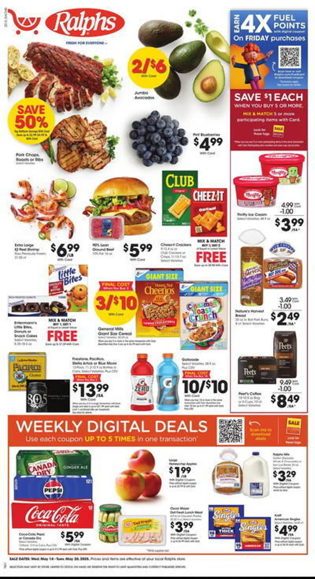 Weekly ad Ralphs Weekly Ad from May 14 to May 21 2025 - Page 1