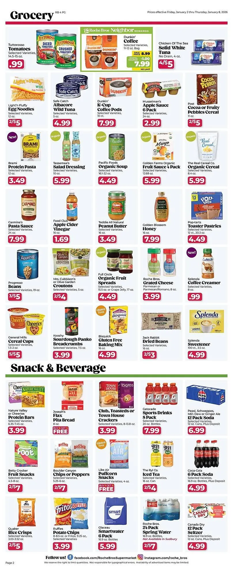 Weekly ad Roche Bros weekly ad from January 2 to January 8 2026 - Page 2