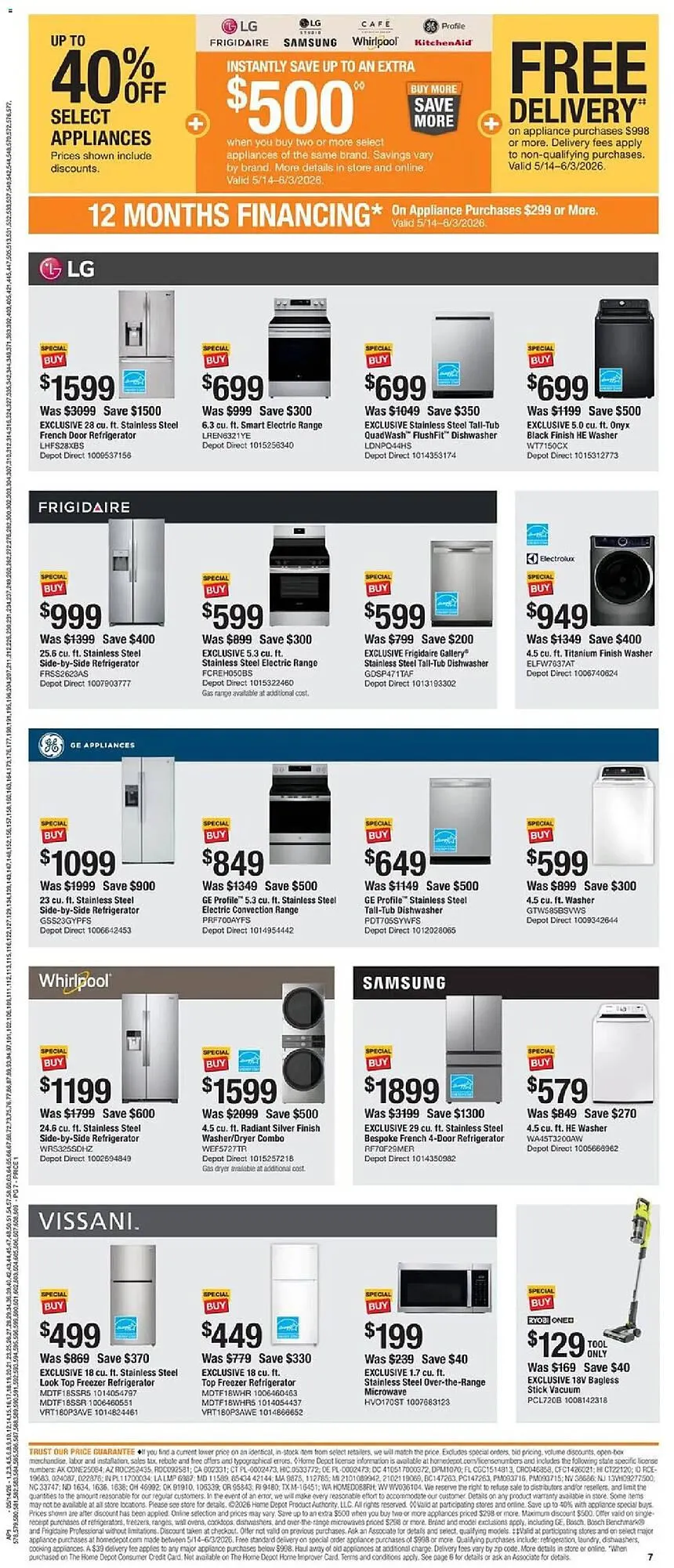 Weekly ad The Home Depot flyer from May 14 to May 27 2026 - Page 7
