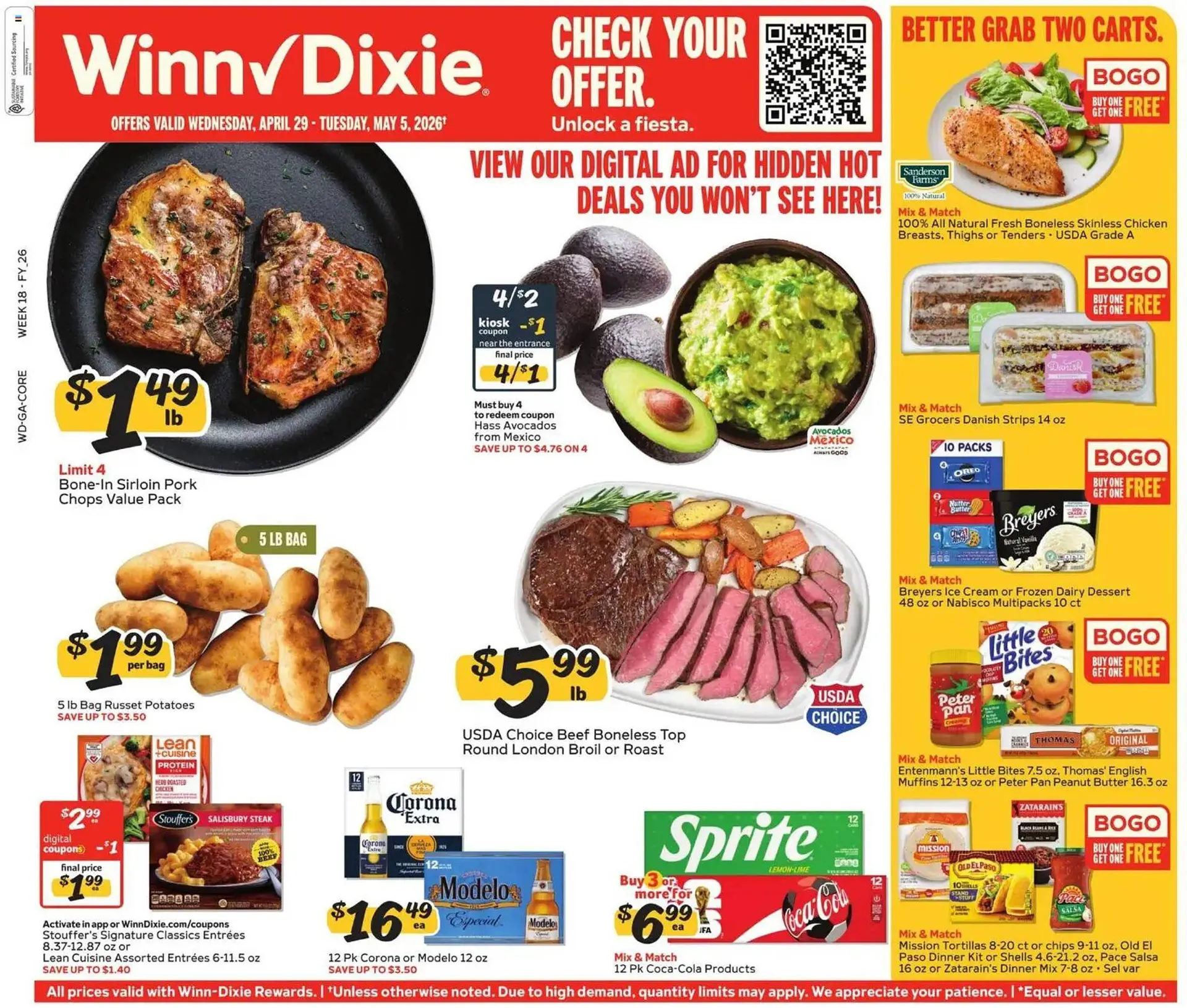 Weekly ad Winn Dixie weekly ad from April 29 to May 5 2026 - Page 1