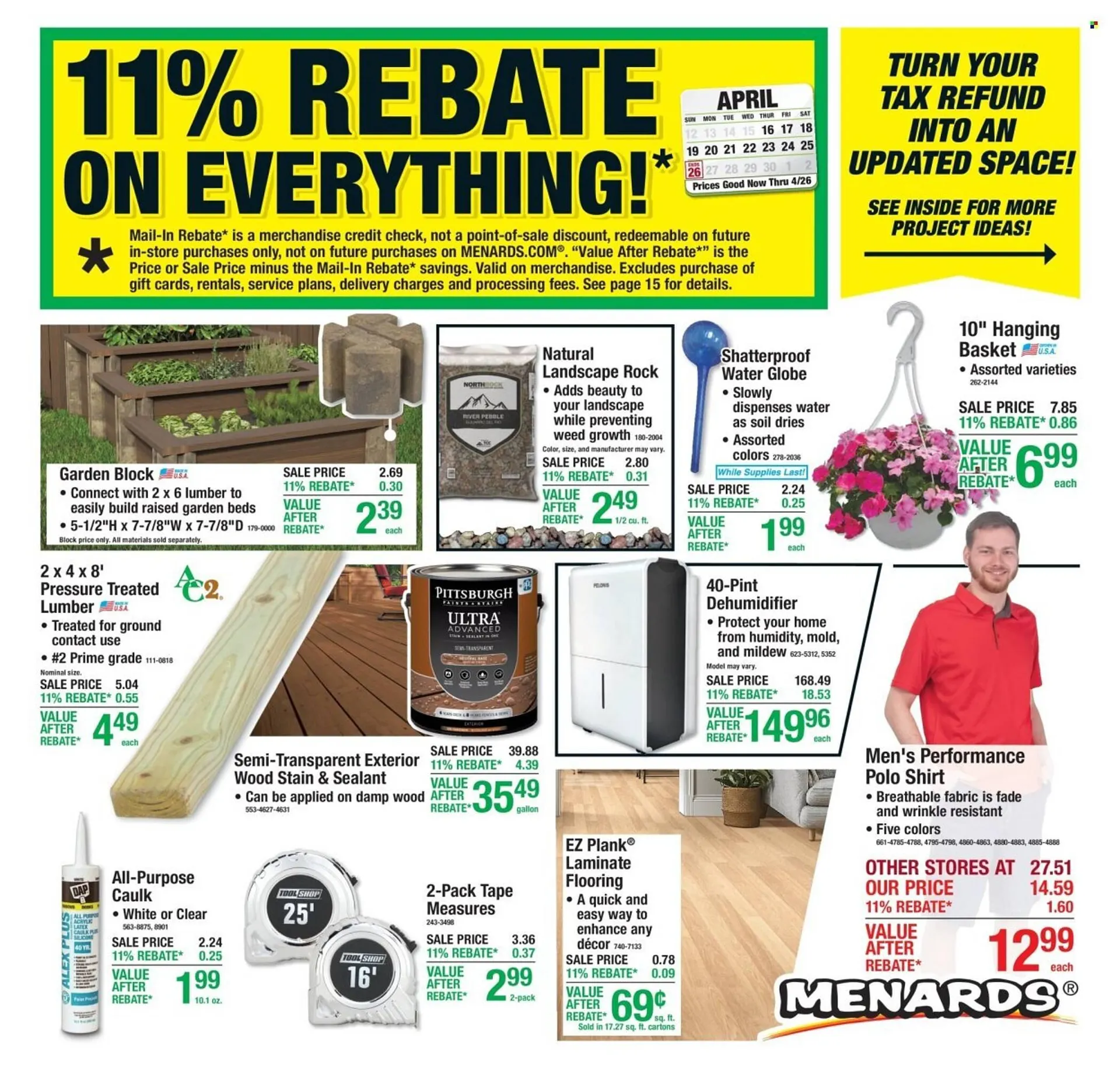 Weekly ad Menards weekly ad from April 16 to April 26 2026 - Page 1