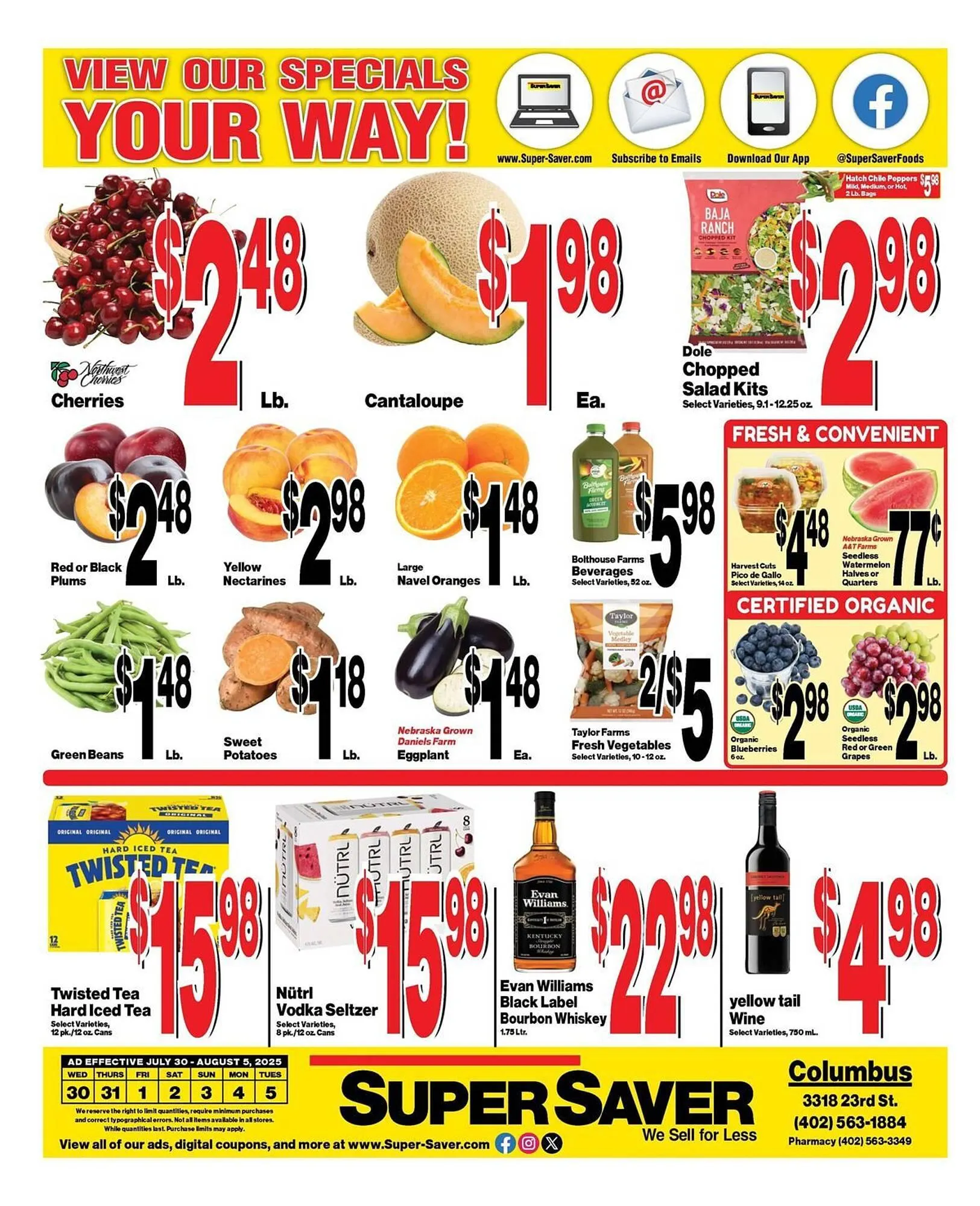 Weekly ad Super Saver Weekly Ad from July 30 to August 6 2025 - Page 4