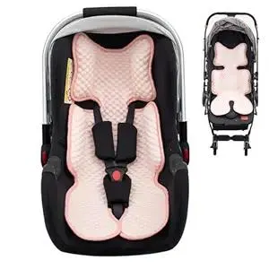 Baby Car Seat Cooler Pad, Mink Dot Car Seat Cooling Pad for Girls Boys, Stroller Cooling Pad with 3D Breathable Mesh, Multifunctional Infant Car Seat Cooling Insert Liner for Summer