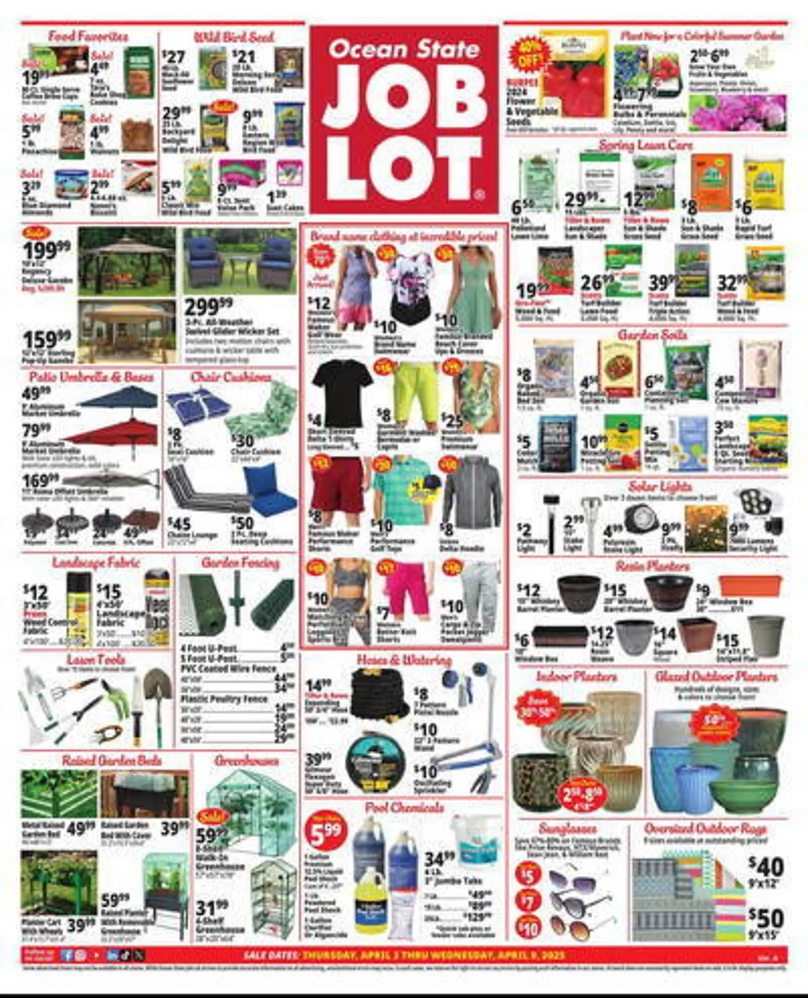 Weekly ad Ocean State Job Lot Weekly Ad from April 3 to April 9 2025 - Page 1