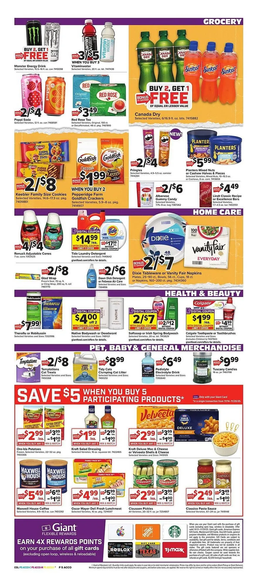 Weekly ad Giant Food weekly ad from November 14 to November 20 2025 - Page 9